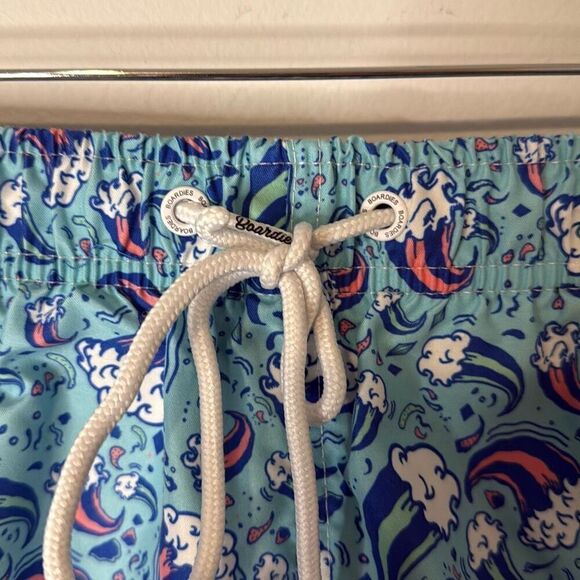 Boardies Men’s Swim Trunks – Wave Pattern, Size Large - Picture 2 of 11